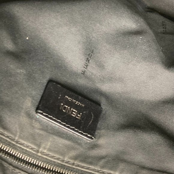 FENDI Blue Leather Backpack - Picture 10 of 11